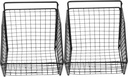 Luxshiny Multifunctional Wall-mounted Fruit Baskets Wire Storage Baskets Kitchen Onion Garlic Organizers