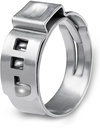 50 PCS 1/2 Inch PEX Cinch Clamp Rings, Stainless Steel PEX Fittings Crimp Rings Pinch Clamps for PEX Tubing Pipe Fitting Connections (1/2 Inch)