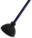 Heavy-Duty Toilet Plunger | Sink, Drain, & Toilet Clog Remover with a High-Grade Suction Cup | Bathroom Plunger for Commercial & Industrial Use | Flange Plunger for Toilet, (Blue)