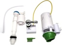2 INCH DUAL FLUSH QUICK CONNECT VALVE CONVERSION KIT, FILL VALVE AND OVERFLOW WATER CONSERVER - WITH HANDLE