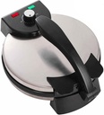 Electric Roti Maker, 1800W Electric Tortilla Press, 12 Inch Double-Sided Baking Maker, with LED Indicator, Adjustable Temperature & Double-Sided Heating, for Easy Chapati Making