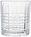 Beille 10.82oz Whiskey Glasses Old Fashioned Glass Barware Kitchen Essentials Home Décor (Assorted Pack Sizes) (2)