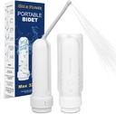 Portable Bidet for Travel - 320ml Rechargeable Handheld Travel Bidet with 800mAh Battery | IPX7 Waterproof Toilet Sprayer | Personal Hygiene Sprayer for Women & Men | Compact for Postpartum Care