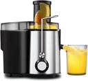 Slow Masticating Juicer, Cold Press Juicer, Large 65mm Feed Chute, 2 Speed Settings Juicer (A)
