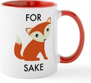 CafePress For Fox Sake Mug 11 oz (325 ml) Ceramic Coffee Mug