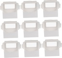 Amosfun 15Pcs Cupcake Boxes with Upper Window Paperboard Cake Packaging Cost Storage Containers for Bakery Parties and Home Use