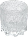 250Ml/8.5oz tree-patterned transparent glass cup, household high-temperature resistant fruit juice beverage cup - short version