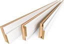 Prefinished Solid Core White Door Jambs for Interior Doors, Door Frame for Doors, Solid Pine Wood Door Jamb Framing for 80'' Doors (Door Not Included) (Set of 3 White Door Jambs)