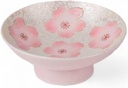 Takumikaze Arita Ware, 3.5 inches (9 cm), Guinuri, Light Pink Glaze, Iris Cherry Blossom, Cup (Medium), Made in Japan