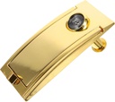 Zinc Alloy Knocker with Peephole Security Front Knocker Simplistic Square Design for Enhanced Home Security