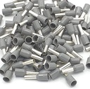 Rpi loja - 4 SQMM (E4009) Fio Ferrules Copper Crimp Conectores, Kit de ferramentas de crimping de fio, Terminal de extremidade de pino de cabo isolado, Pacote cinza de cor de 100 Pcs