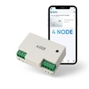 AZIOT 4 Node Smart Switch - Comunicação Wi-Fi/Bluetooth - Made in India - Timer Function - Comando de voz (4 Node)