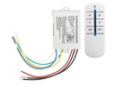 Roboway 4-Way On/Off 220V-240V Interruptor de parede sem fio de controle remoto digital leve com controle remoto RF (RW-RF031)