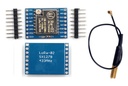 Ai Thinker LoRa Ra-02 SX1278 módulo de transceptor sem fio 433MHz com antena de mola IPX de 10cm