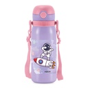 MILTON Torque 650 ISI Garrafa de água de aço inoxidável certificada, prova de vazamento, prova de rústica, parede única, garantia de 1 Yr, frasco de água Sipper ideal para crianças da escola garrafa, 625 ml, roxo (Astronaut)