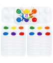 Sr. caneta- paleta de tinta plástica, 30 Pack, 6 Wells