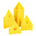 FDKJEJC 36 Pintores PyramidStands - Paint Triângulo Stands, Pinta Stands para pintura,Mini Cone Paint Stands para armário e porta Risers Apoio (20)
