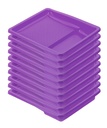 Bates- Paint Tray Liner, 9 polegadas, 10 pcs, Purple Paint Pans Bandejas, Paint Roller Bandeja, Roller Tray Liners