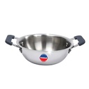 TOSAA TRIPLY MINI KADHAI– 3 Camadas Base,Ideal para Fritar, Tadka, Compact & Heavy Duty □ Indução e Gas Stove Compatível com Utensílios de cozinha multiusos