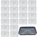 20Pcs Descartáveis revestimentos de bandeja de tinta de 18 polegadas Paint Roller Liners Paint Pan Liners Plastic Paint Liners Plastic Paint Liner Bag Covers Large Paint Roller Liner Set for House Walls Teto Pintura