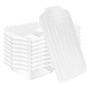 Mister Rui 4 Polegadas Bandejas Liners 8-Pack com tampa