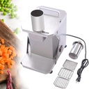 200 W Commercial Vegetable Dicer Electric Fruit Dicing Machine Heavy Duty Stainless Steel Electric Carrot Potato Onion Granular Cube Cutting Shredder Food Processor,