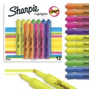 Destaques de tanque de Sharpie, Cores variadas, Dica de cinzel, Voltar para o essencial da escola, Professor & suprimentos de escritório, Smear-resistant, 12-Pack