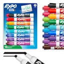 Expo Dry Apagar marcadores, tinta baixa Odor, cores variadas, Chisel Dica, 16 Contagem - Whiteboard, Calendário, Organização, Voltar para a escola, Suprimentos de professores