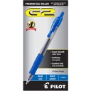 PILOT G2 canetas de gel Premium, ponto negrito 1.0mm, tinta azul, 12-Pack