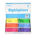 Destaques de Rarlan, Ponta de Cinzel, Fluorescente variado, 96 Count Bulk Pack