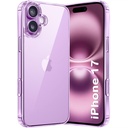 TheGiftKart Ultra-Hybrid Crystal Clear Back Case Cover para iPhone 17 □ Projeto à prova de choque □ Capa traseira dura para iPhone 17 (PC & TPU, Transparente)