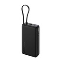 Xiaomi Power Bank 5i 20000mAh 67W Turbo Charging PD 3.0 & PPSHin-Built CableProteção de Camadas de 12 CamadasHDigital DisplayHTriple PortsSupports Laptop, Tablet, Telefone, Earbud (Jet Black)- 2026 New Launch