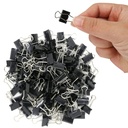 OWLKELA 120 embalagens Clips de 5/8 polegadas, Preto
