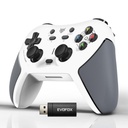 EvoFox One S V2 Universal 3-Mode Wireless Gaming Controller, 1000Hz HallSenseTM Precision Joysticks, BT, 2.4GHz & Wired, Macros, Carregamento rápido tipo C, PC, Mobile, Android TV, PS4 e Console Gaming