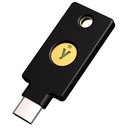 Yubico - Chave de segurança C NFC - Compatibilidade Básica - Chave de segurança e senha de autenticação multifactor (MFA), Conectar via USB-C ou NFC, Certificado FIDO