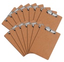 Clipboard, HERKKA 15 Pack Hardboard Office Clipboards padrão A4 Tamanho da letra Clipboard com baixo perfil Clip, Tamanho 12,5 x 9 polegadas
