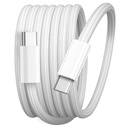 Verilux 240W C To C Cabo de carregamento rápido, 6.6Ft/2M Nylon Braided, 480Mbps Da