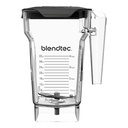 Blendtec 75 onças QuatroSide Jar, 32 onças Capacidade de Mistura, Limpar