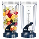 2 Pack Copos de substituição 32oz compatíveis com NutriBullet 600W & Pro 900W