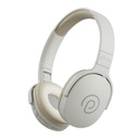 pTron Studio w/ 60Hrs Playtime, Auscultadores Over-Ear sem fio com HD Mic, Dual-Device Pareamento, Som Imersivo, Drivers de 40mm, BT5,4, 3,5mm Aux Port, Fenda de Cartão TF e Carregamento Rápido Tipo C (Bege)