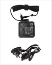 Adaptador de laptop Asus 45W / carregador para modelos selecionados de Asus (20 V, 2,5 A, 4 Mm X 1,2Mm Diâmetro), preto (cabo de energia incluído)