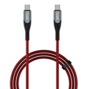 boAt Tipo C para C 65W Cabo de carregamento rápido com transferência de dados de 480 Mbps, cabo livre de emaranhamento em Premium Nylon Braided Design (Vermelho Marciano)