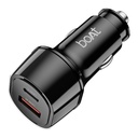 boAt 55W Carregador de carro com porta dupla USB-A e USB-C; Suporta QC, PD e PPS Protocolos avançados de carregamento de IC de proteção inteligente de 12 camadas .