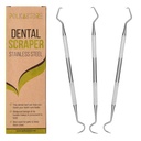 Ferramenta profissional de raspador dentário - Dentist Pick, 3- Pack, raspador Tarter