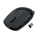 ZEBRONICS Wireless Mouse, 2.4GHz, 3200 DPI, 3 Botões, Comfortable & Ergonomic, USB Nano Receptor, Power-Saving Mode, Funciona na maioria das superfícies, para Mac laptop (Freego, Preto)