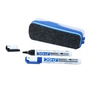 DOMS Fine Magnetic Whiteboard Duster Marker Set . Fácil de limpar . Marcador de placa branca recarregável com bom aperto .