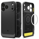 Caixa MagFit de armadura resistente Spigen para iPhone 17/18 Pro Max, Matte Black