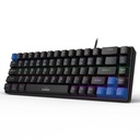 EvoFox Katana S Mini Teclado Mecânico com Fios (Switches) Silent Red (Swappable Silent Red) com 68-Key Compact Layout