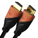 Zebronics HDMI 2.0 Cabo com ARC, 4K@60Hz UHD, 3 Medidores, 18 Gbps Transmissão de dados de alta velocidade, Suporta 3D, ARC, CEC, 32 Canais de áudio, Male-to-Male (HAA3020A)