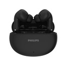 PHILIPS TAT1269 True Wireless in-Ear Ear Ear Buds com microfone, drivers de 13mm, Bluetooth 5.4, 40H Playtime, IPX5, Carregamento Rápido, Controles TouChannel, Assistente de Voz, Modo Mono, Indicador LED (Deep Black)